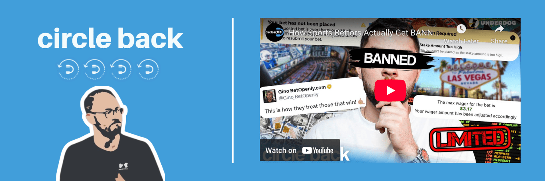 This article reviews How Sports Bettors Actually Get BANNED From Casinos | Presented by Under, and covers a wide range of topics related to professional sports betting, winning bettors, and the sports betting industry. Click in to learn more about the episode!